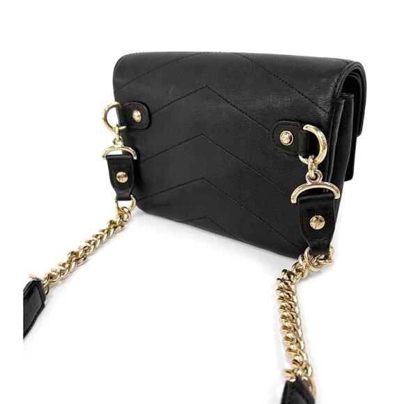 CHANEL Black Chevron Double Flap Crossbody Bag A-A25429 - Picture 6 of 10